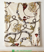 Hermes Throw Blankets